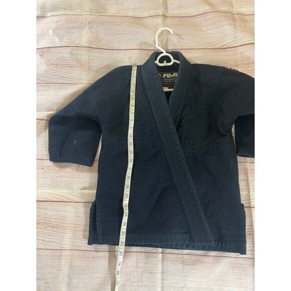 Fuji Kids Black Jiu Jitsu Judo Gi Top ONLY - C0 - Picture 6 of 9